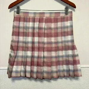Urban Coco Pink Plaid Skirt for Woman! Size M